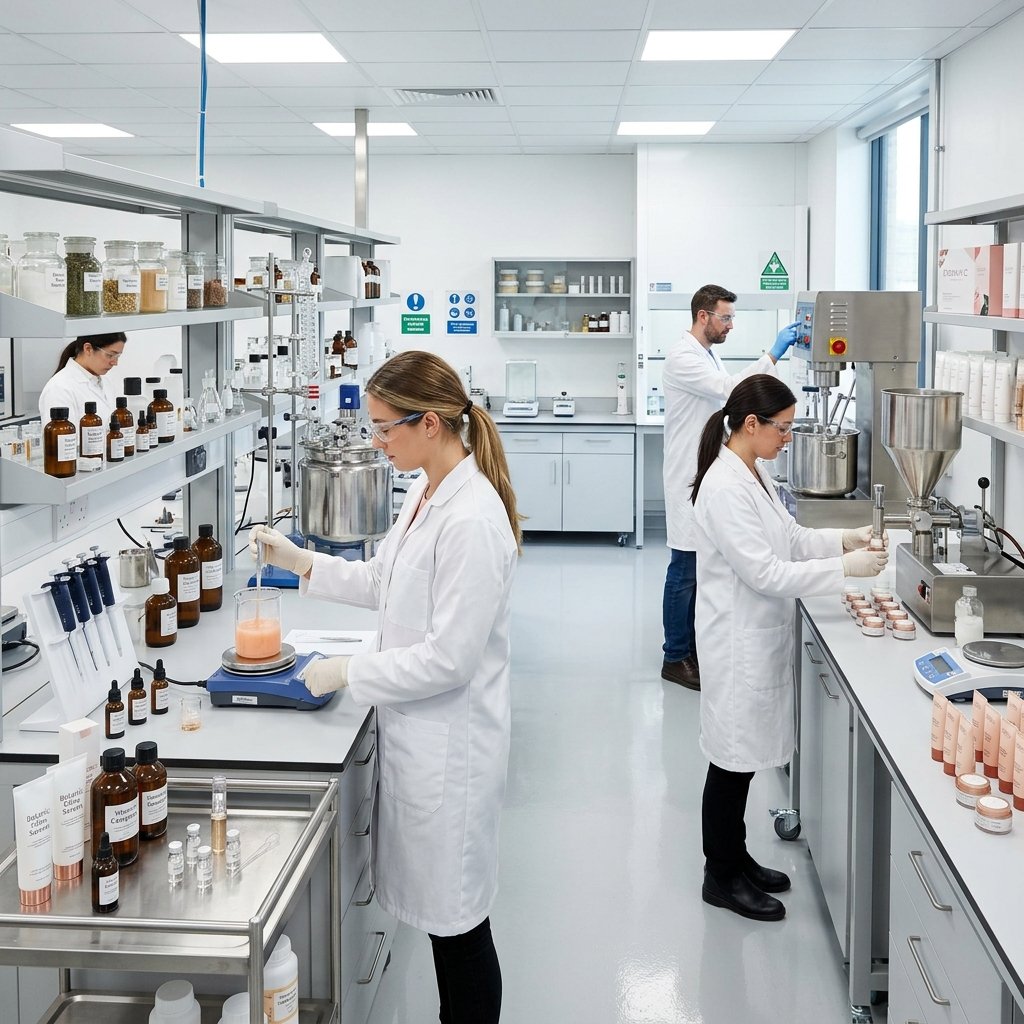 Conor Cosmo ISO 22716 and GMP certified skincare manufacturing facility and laboratory