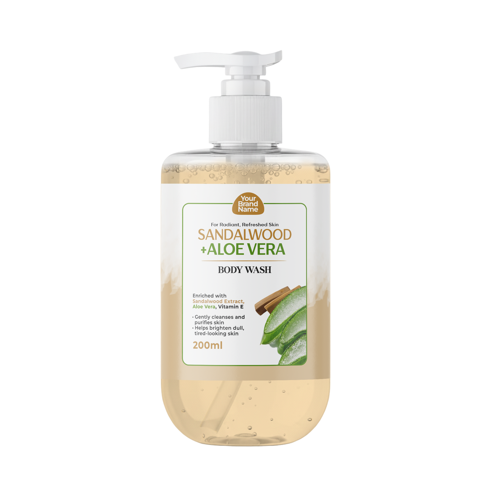 Sandalwood & Aloe Vera Body Wash